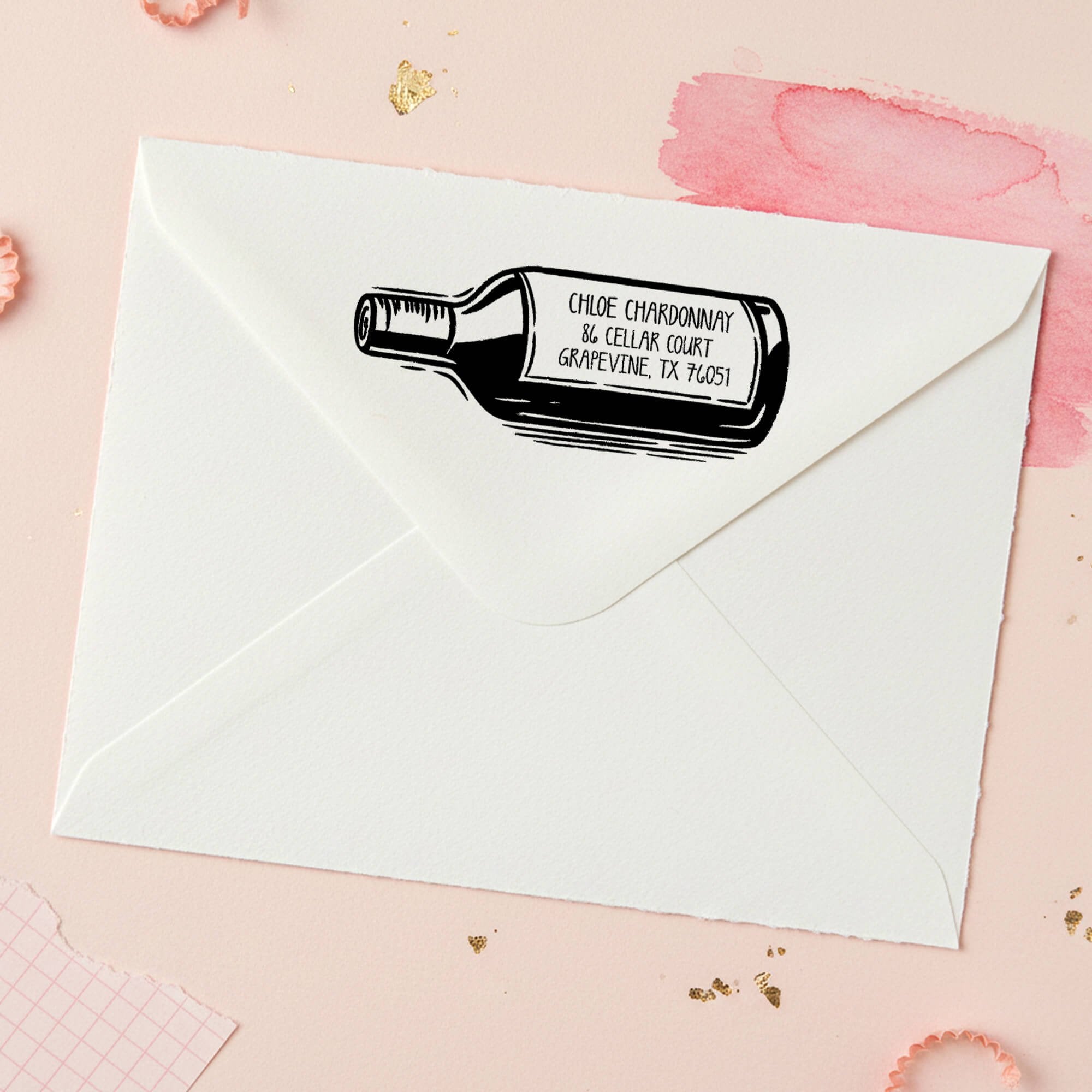 Salt & Paper Designer Address Stamps | Simply Stamps