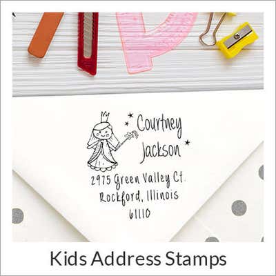 Kids Address Stamps