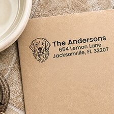 Dog Stamps, Paw Print, Dog Breed Address Stamps - Simply Stamps