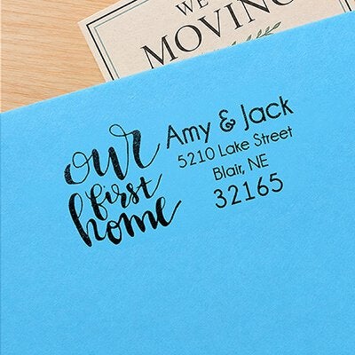 We've Moved Rubber Stamps, New Address Stamp - Simply Stamps