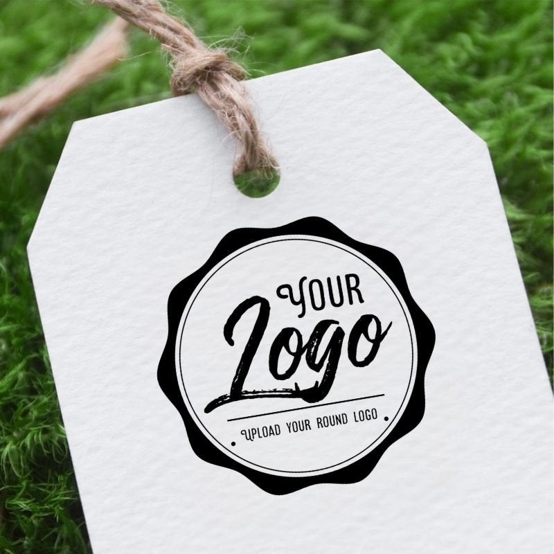 Affordable Round Business Logo Stamps - Simply Stamps
