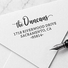 Script & Handwritten Font Address Stamps - Simply Stamps