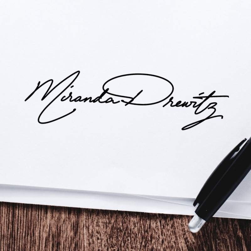 Signature & Initial Stamps | Simply Stamps
