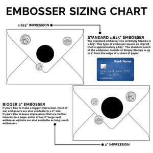 Book Embosser Size Chart