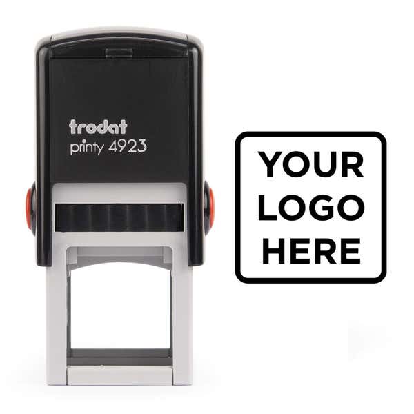 Small Custom Logo Stamp, 1"x1"