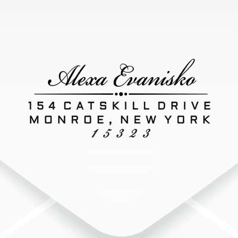 Alexa Return Address Stamp