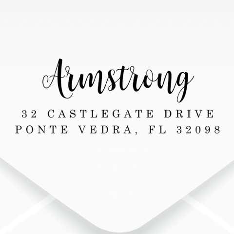 Armstrong Address Stamp