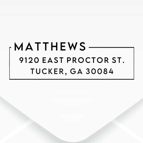 Urban Custom Address Stamp
