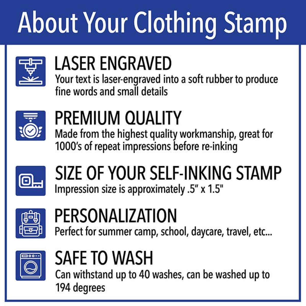 More Information About Clothing Stamps