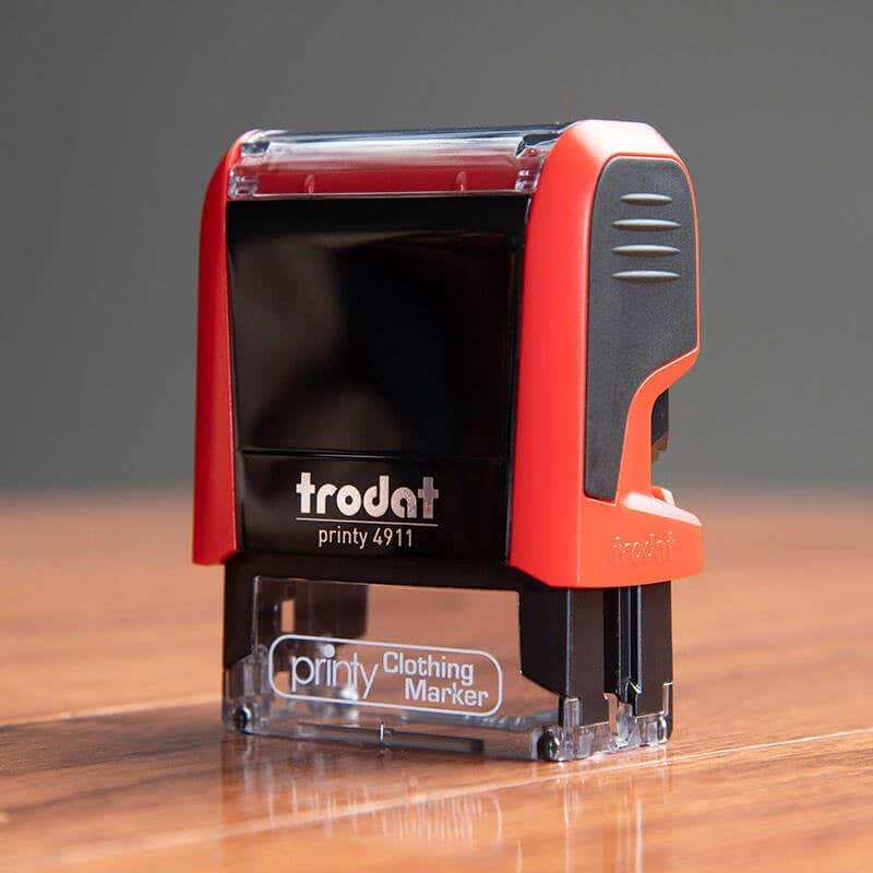 Another Example of the Trodat 4911 Clothing Stamp