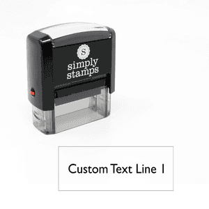 1 Line Self-Inking Stamp