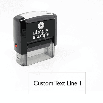 2 line rubber address stamp