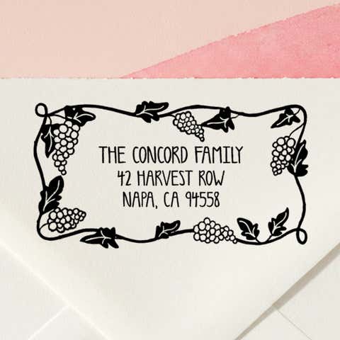 Grapevine Return Address Stamp