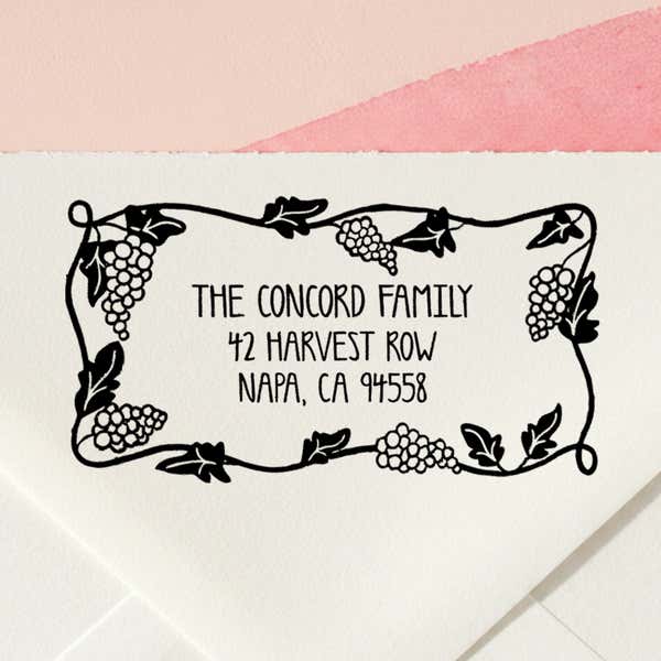 Grapevine Return Address Stamp