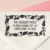 Tomato Vine Return Address Stamp – personalized tomato vine design hand drawn by Salt & Paper