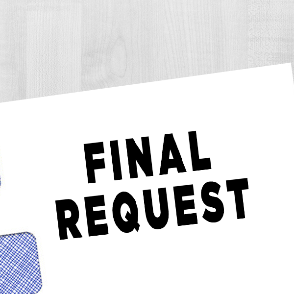 Final Request Stock Stamp