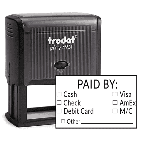 Multi Use Paid Stamp with Checkboxes