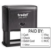 Multi Use Paid Stamp with Checkboxes