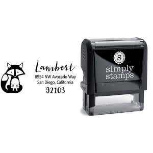 Fox Return Address Stamp Body and Design