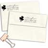 Shamrock Address Stamp Imprint Example