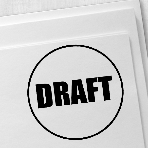 DRAFT Round Border Stock Stamp