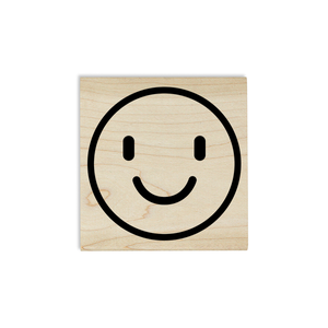 Smiley Emoji Teacher Craft Stamp Body and Design