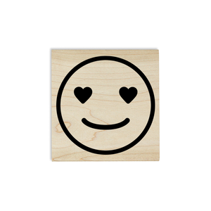 Love Emoji Teacher Craft Stamp Body and Design