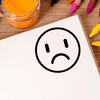 Crying Emoji Teacher Craft Stamp Imprint Example