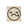 Crying Emoji Teacher Craft Stamp Body and Design