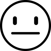 Straight Mouth Emoji Teacher Craft Stamp