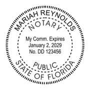 Florida Notary Public Stamp Seal
