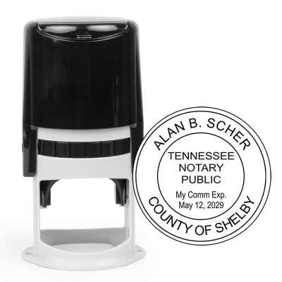 Tennessee Notary Round Seal - alternate view