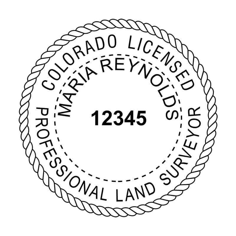 Colorado Land Surveyor Seal