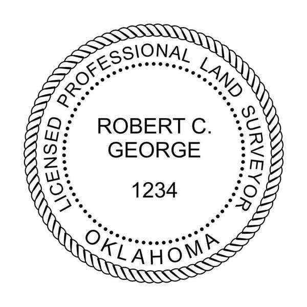 Oklahoma Land Surveyor Seal