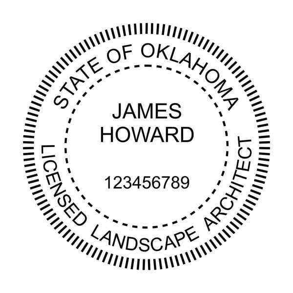 Oklahoma Landscape Architect Seal
