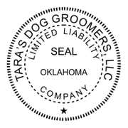 Oklahoma Business LLC Stamp Seal