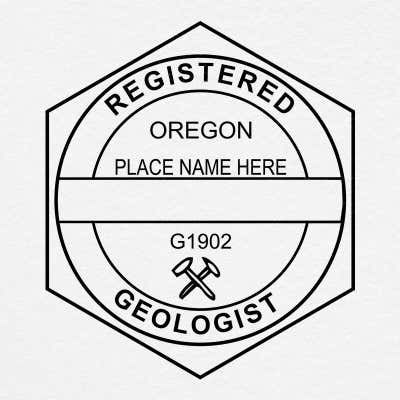 Oregon Geologist Seal - alternate view