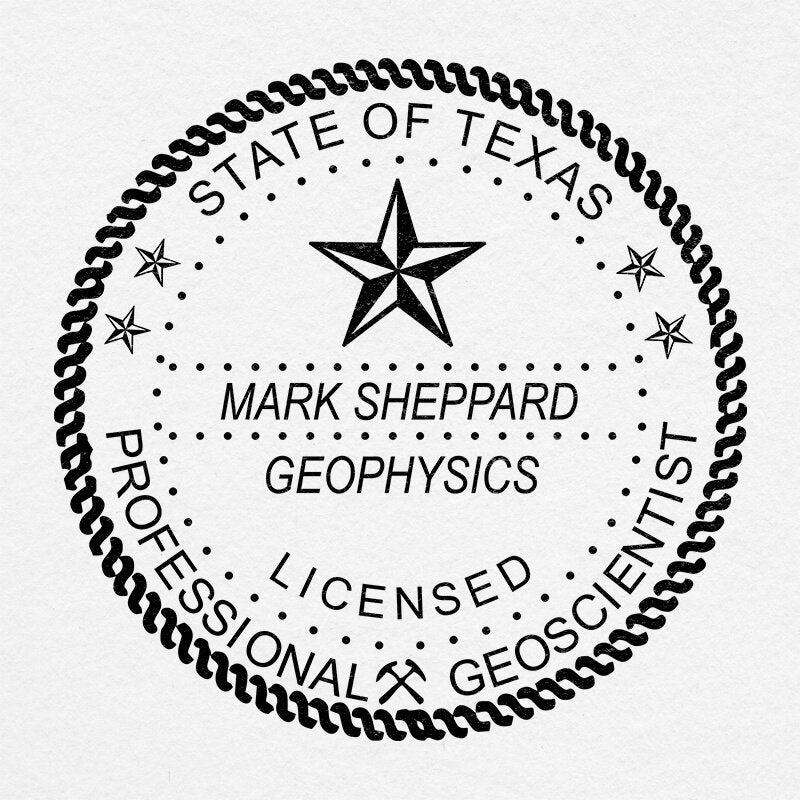 State of Texas Geoscientist Seal
