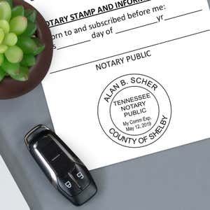 The Shiny R-532 self-inking stamp body leaves a beautiful impression