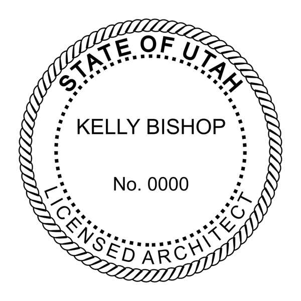 State of Utah Architect Seal