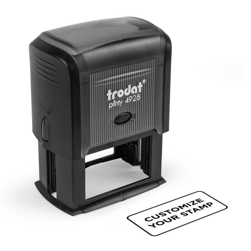 Rectangular Custom Self-Inking Stamp, 1-5/16