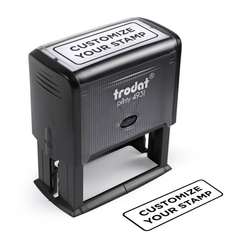 Rectangular Custom Self-Inking Stamp, 1-1/8