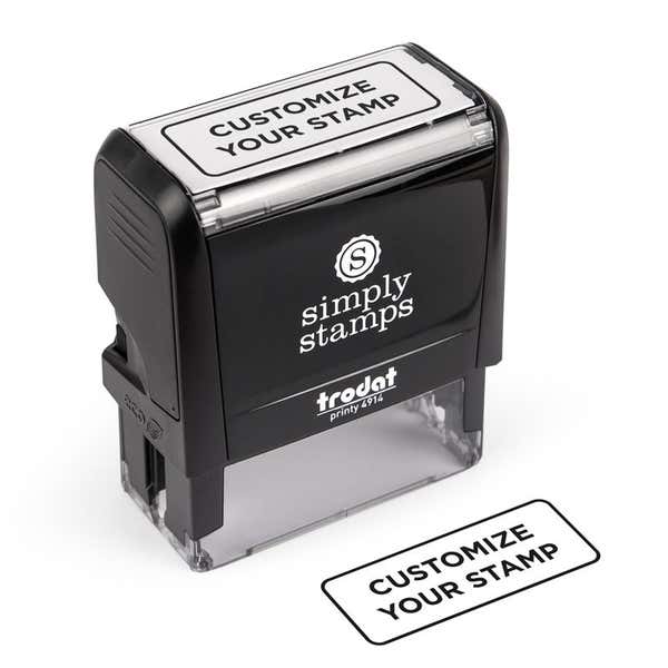 Custom Rubber stamp with impression 