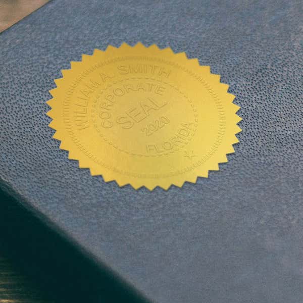 When used with foil stickers, embossers can leave beautiful impressions without damaging books 