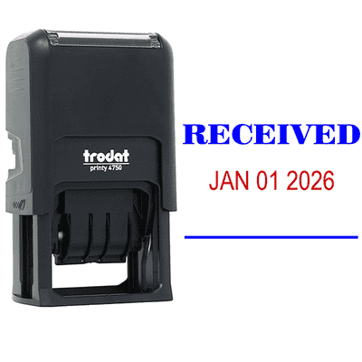 RECEIVED Mobile Check Deposit Date Stamp - alternate view