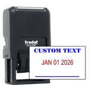 Custom 1 Line Mobile Check Deposit Date Stamp