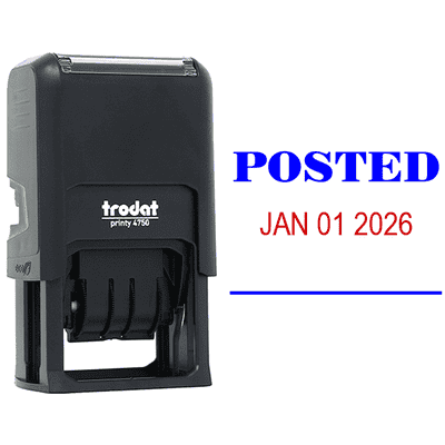POSTED Mobile Check Deposit Date Stamp - alternate view