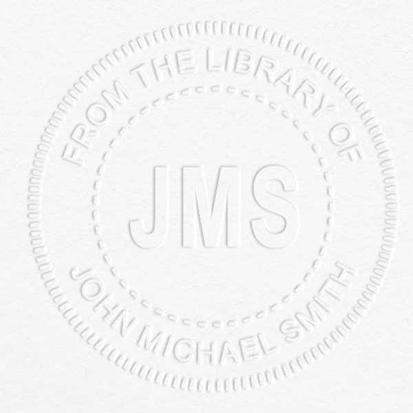 From the Library Initials Book Embosser