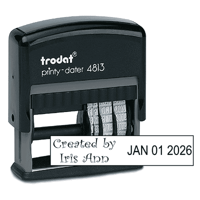 Created by Kid Dater Stamp