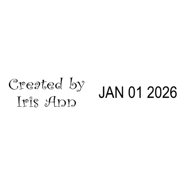 Created by Kid Dater Stamp